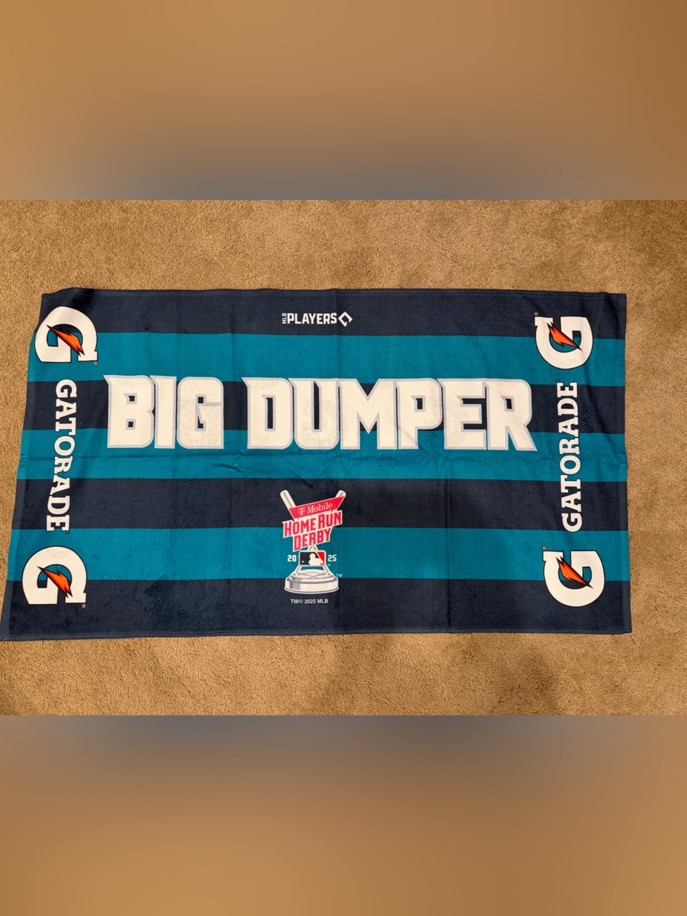 Big Dumper Home Run Derby Gatorade Towel
